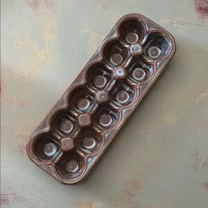 Rustic handmade - Ceramic 12-egg tray